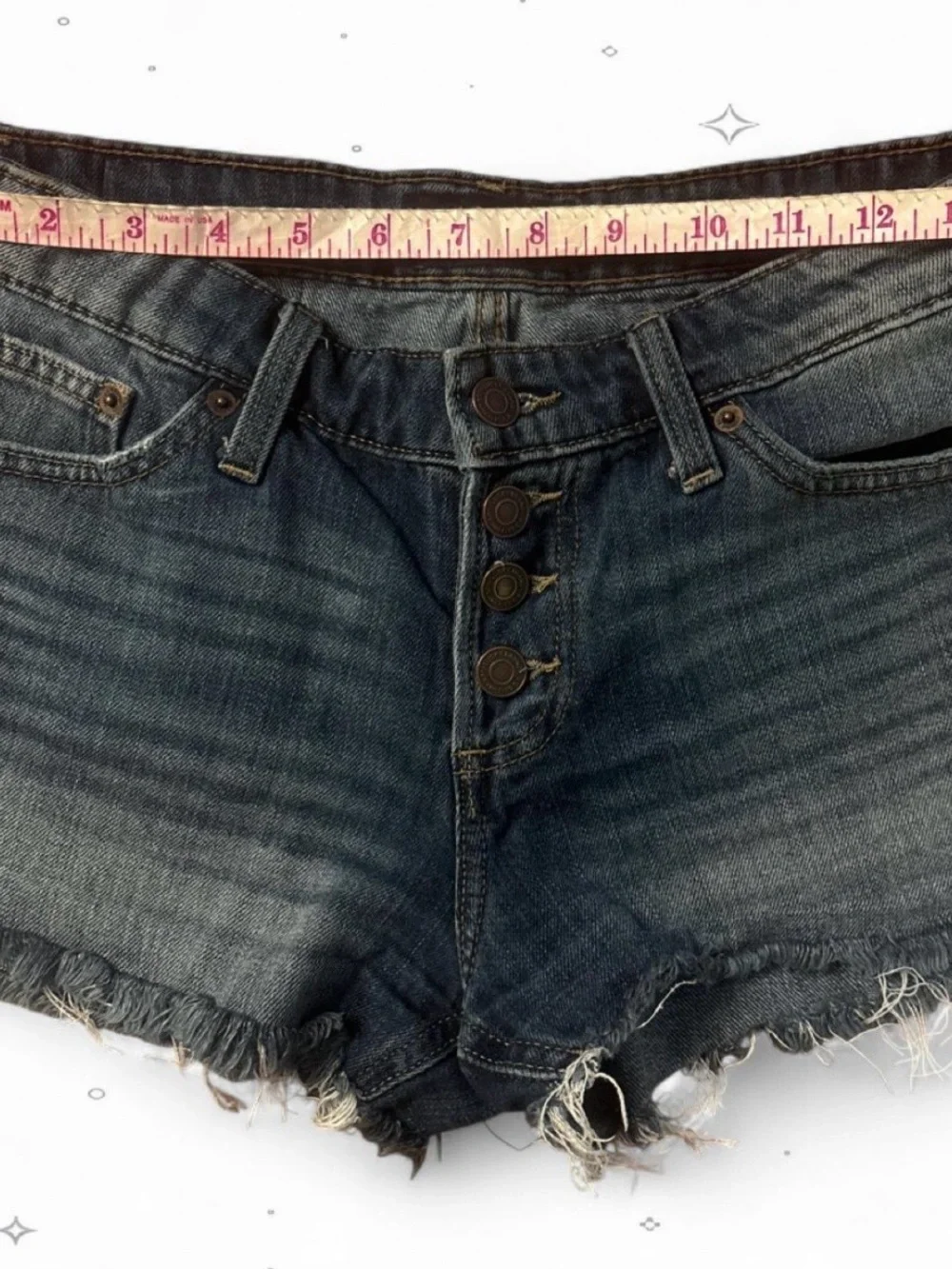 Lucky Brand 'The Cut Off' Denim Shorts - Medium Wash 0/25